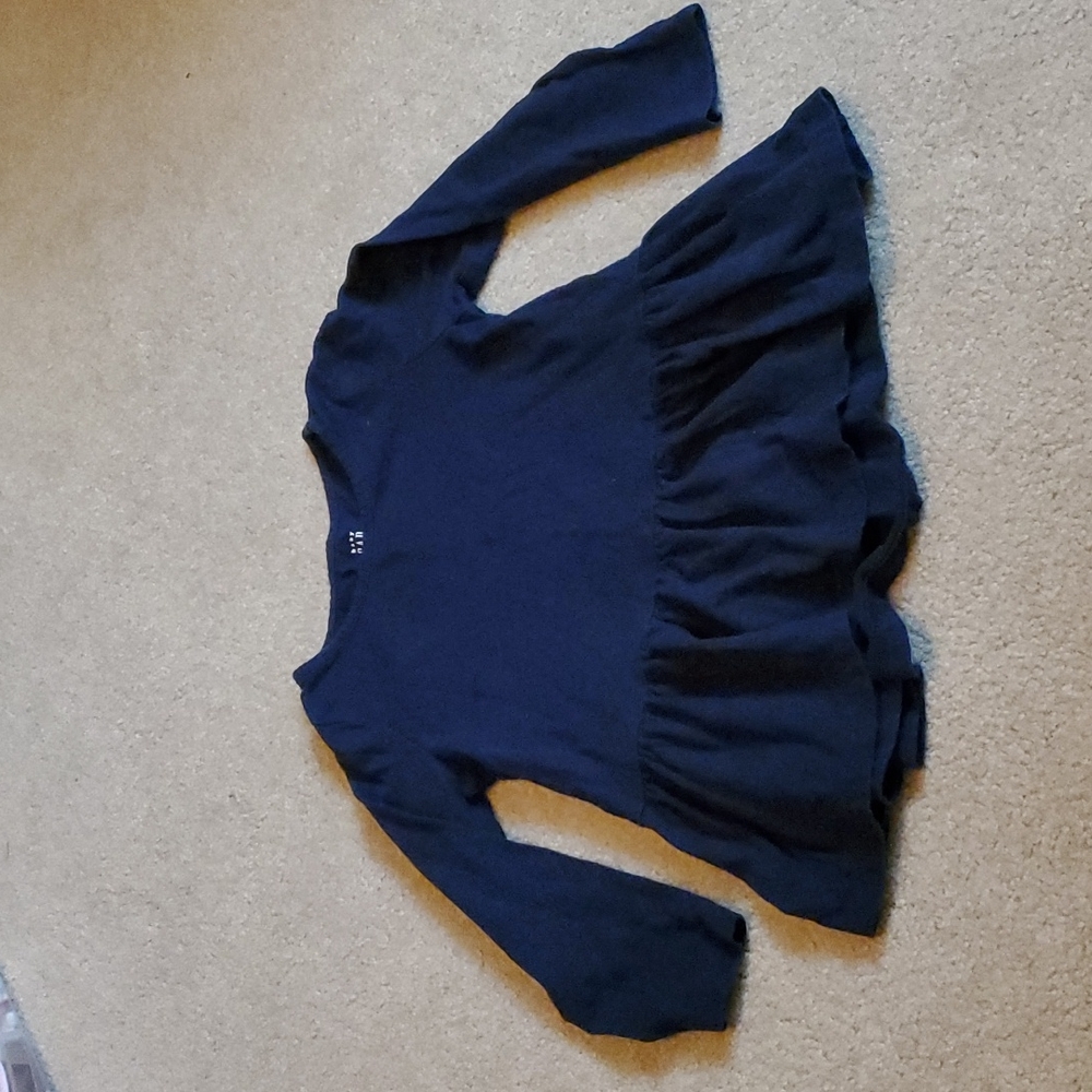 GAP peplum long sleeve shirt